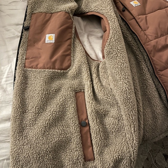 Carhartt Tan Quilted Vest - Picture 4 of 4